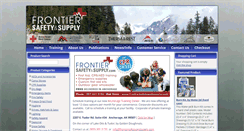 Desktop Screenshot of frontiersafetyandsupply.com